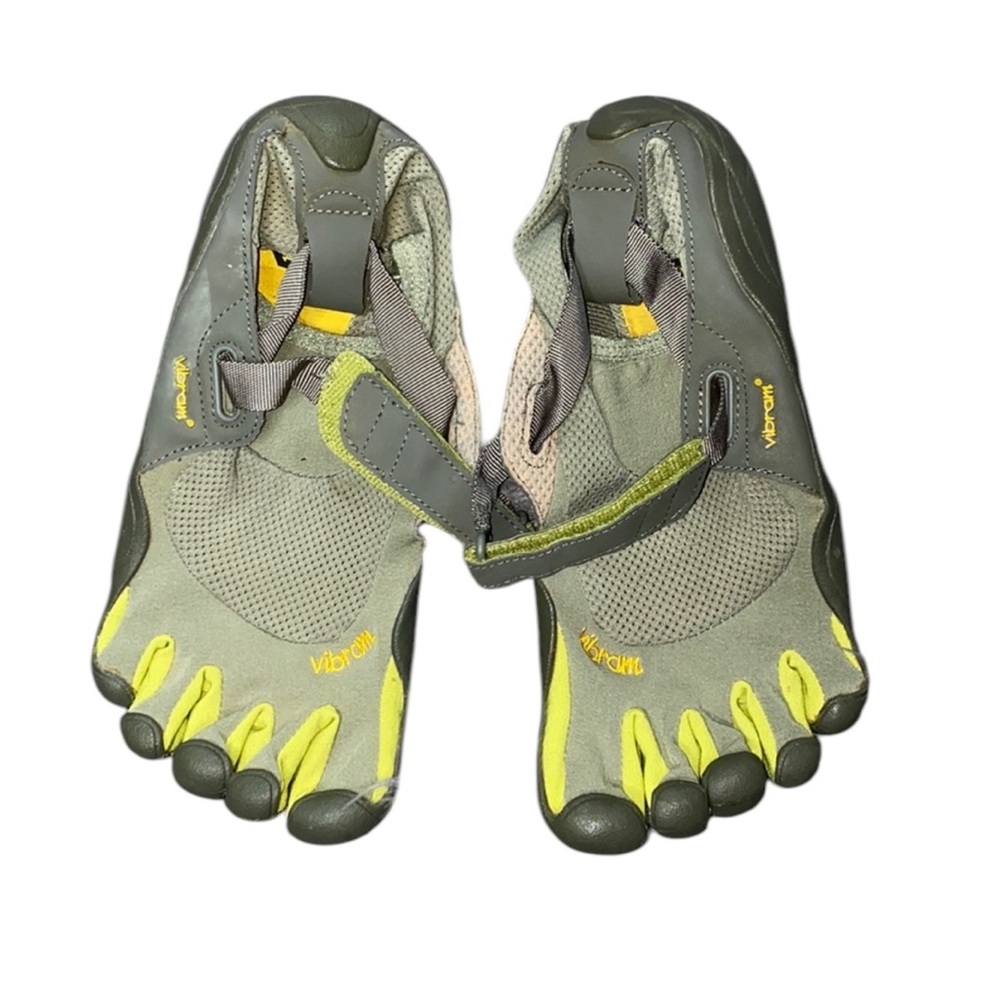 Vibram Green and Yellow Athletic Shoes